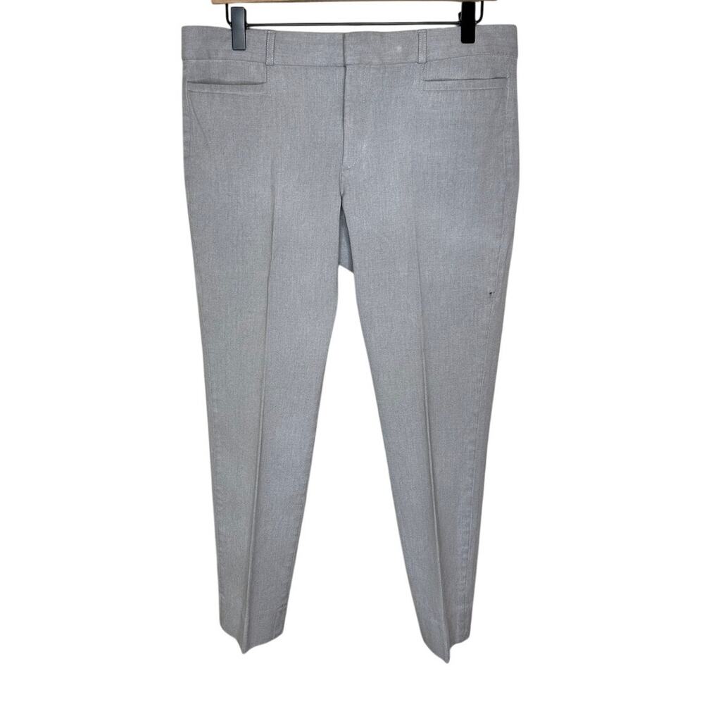 Banana Republic Sloan Gray Pants High Rise Ankle Trousers Work Career Office 8